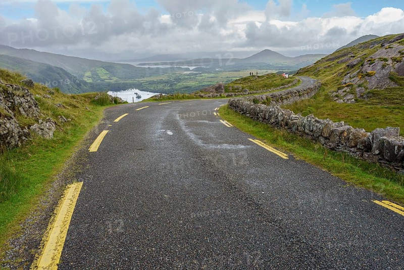 Healy Pass (R574) on the Beara peninsula, Ireland, United Kingdom, Europe