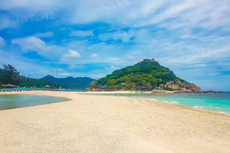 Most beautiful beaches. Koh Nang Yuan Beach near Koh Tao Koh in Thailand Surat Thani