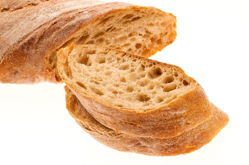 Bread isolated on the white background, poland