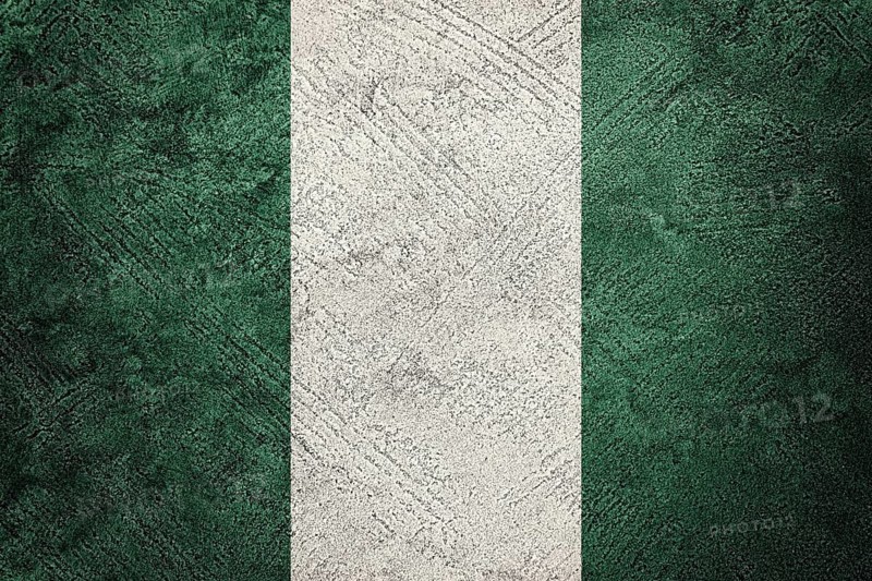 Grunge Nigeria flag. Nigeria