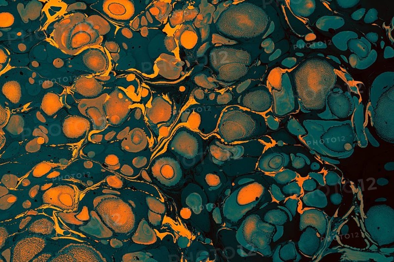 Ebru marble effect pattern design for print
