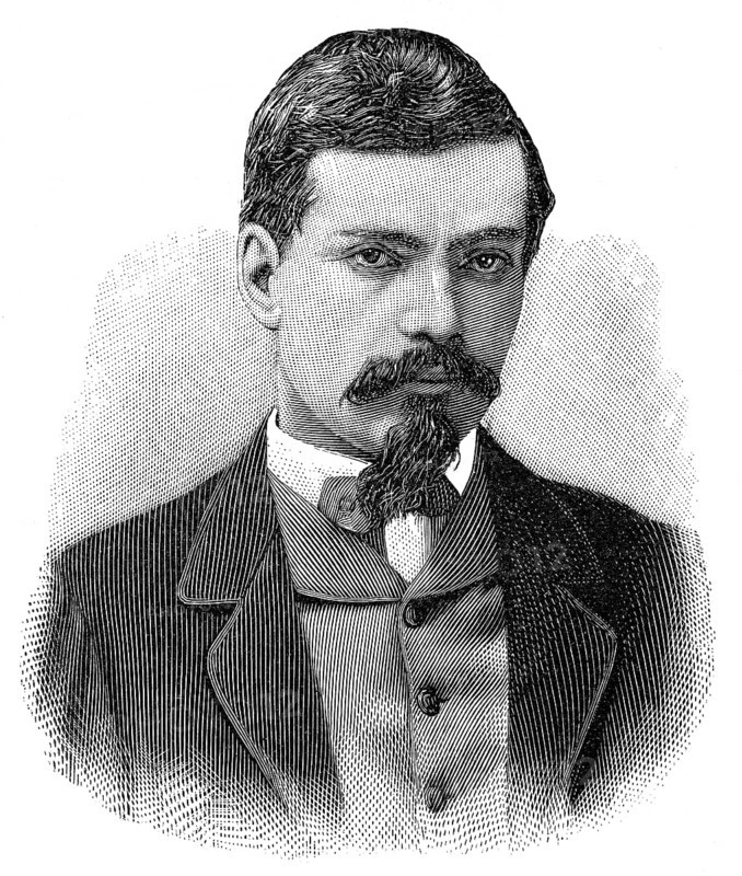 Giovanni Virginio Schiaparelli, 1835 - 1910, an Italian astronomer and science historian, Giovanni Virginio Schiaparelli, 1835 - 1910, ein italienischer Astronom