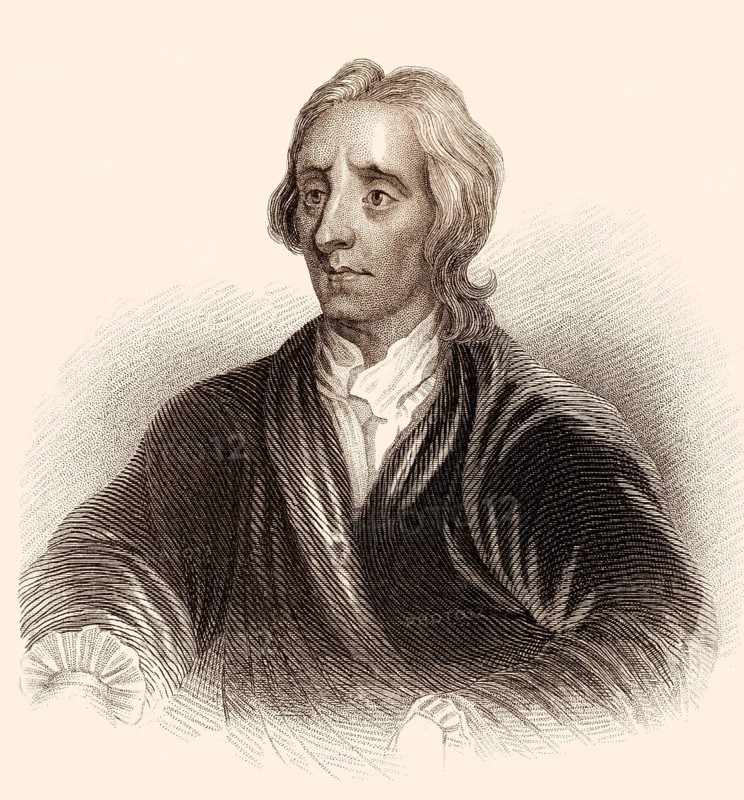 John Locke, 1632-1704, englischer Philosoph und Arzt der Aufklärung