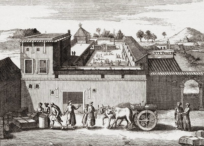 Trading post established by British East India Company at Surat, Gujarat, India, Asia
