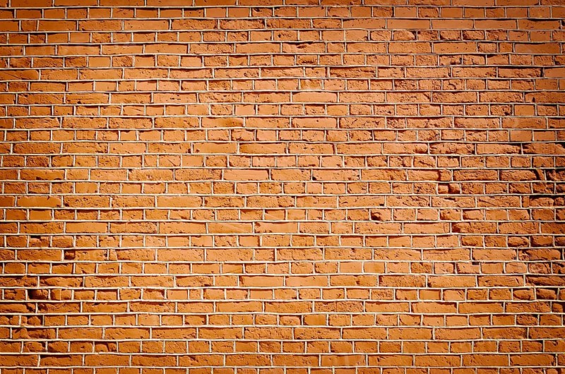 Red brick wall background Daugavpils, Latvia, Europe
