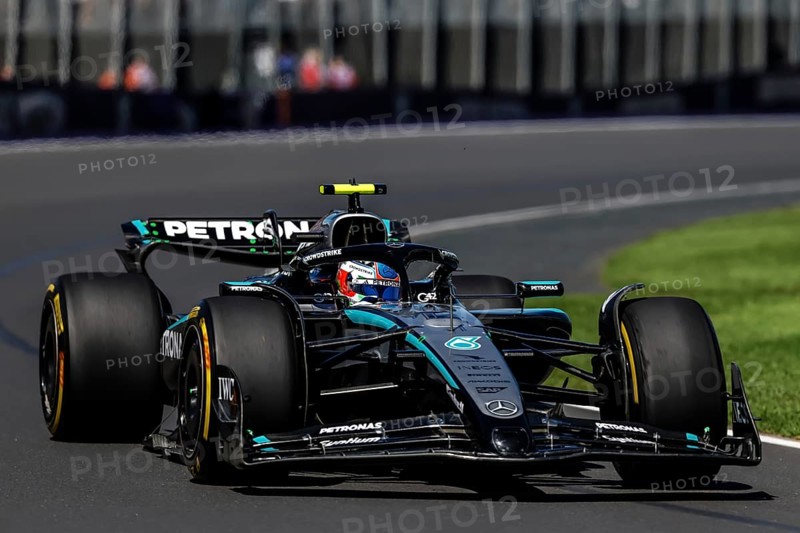 MELBOURNE, AUSTRALIA - MARCH 14: Andrea Kimi Antonelli of Italy drives the Mercedes AMG Petronas F1 Team W16 during first practice in the Australian Formula 1 Grand Prix at Albert Park in Melbourne, Australia, Oceania
