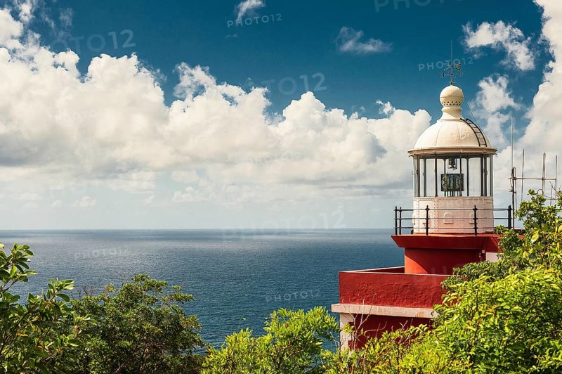 France's southernmost lighthouse, Caravelle Peninsula, Martinique, French Antilles, Caribbean, France, North America