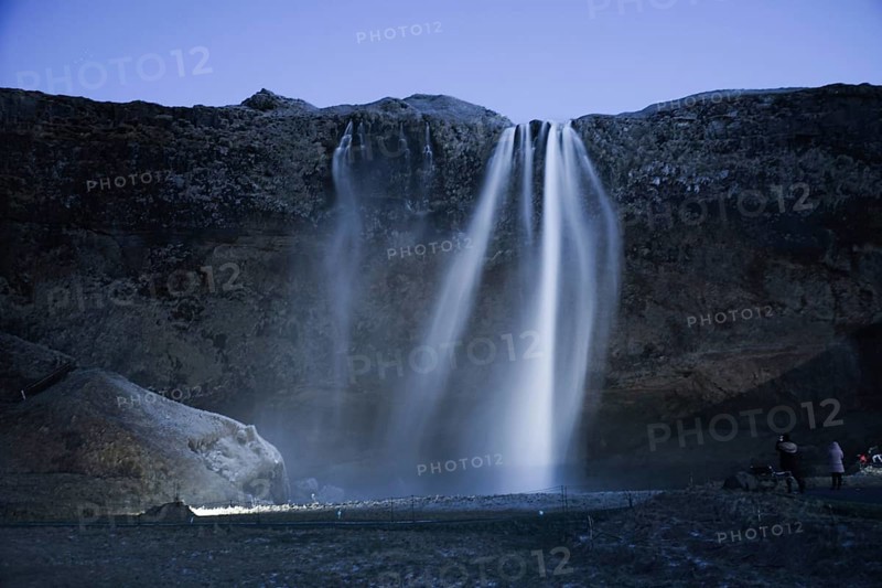 Seljalandsfoss of the waterfall Iceland. Shooting Location: Iceland, Reykjavik