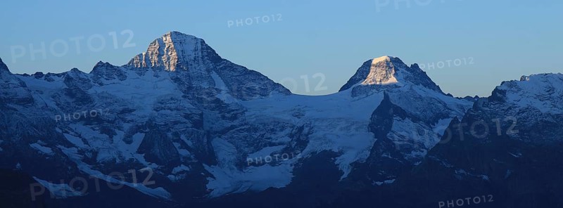Breithorn and Tschingelhorn at sunrise