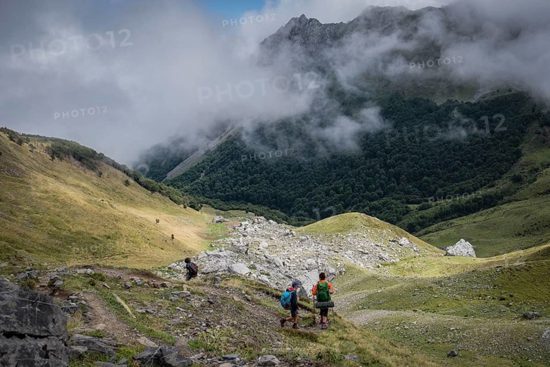Route of the Swallows, Petrechema ravine, Western Pyrenees, Huesca, Aragon, Spain, Europe