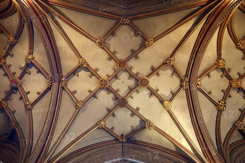 Vault in the north aisle, St., Sankt, Saint