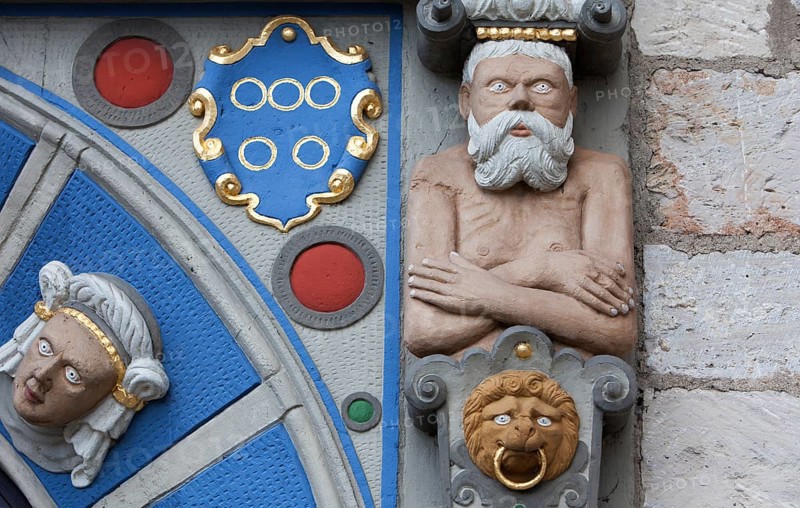 Renaissance portal, Gewandhaus, Old town market square, Brunswick, Lower Saxony, Germany, Europe, Renaissanceportal, Gewandhaus, Altstadtmarkt, Braunschweig, Niedersachsen, Deutschland, Europa, Europe