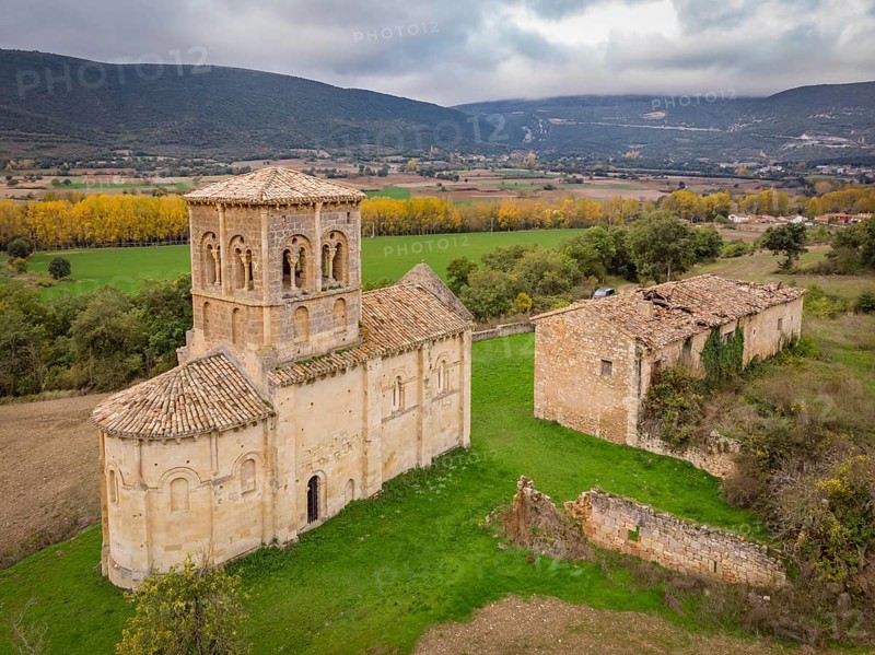 Hermitage of San Pedro de Tejada, Romanesque hermitage, Puente-Arenas, the Merindad de Valdivielso, Burgos, Spain, Europe