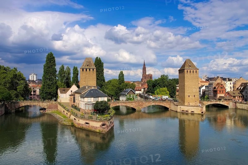 Strasbourg in Alsace, France, skyline Strasbourg in Alsace, France, Europe