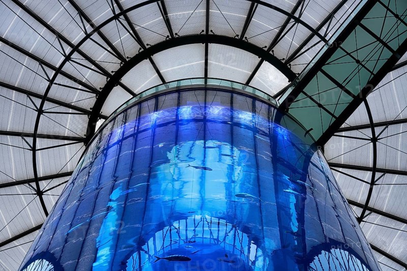 Aquarium inside Radisson Hotel Sea Life in Berlin