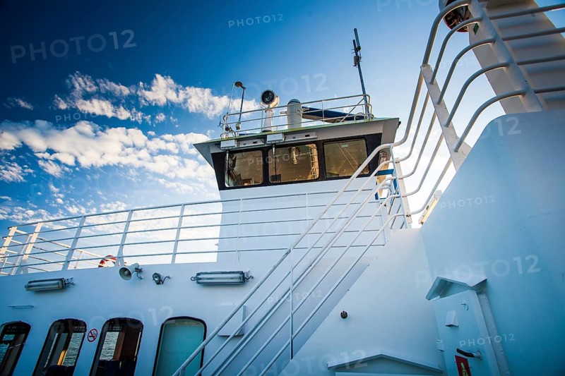Bridge on a ferry
