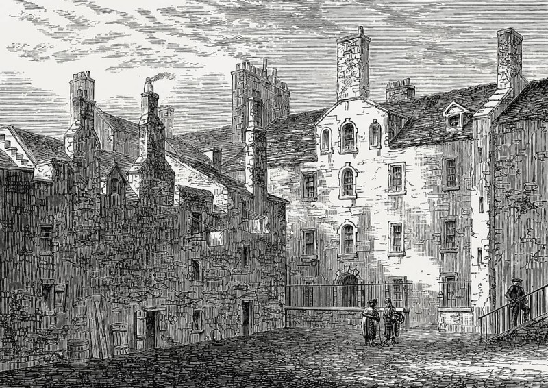 Chessel's Buildings, Chessel's Court, Canongate, Edinburgh, Scotland, 18th century