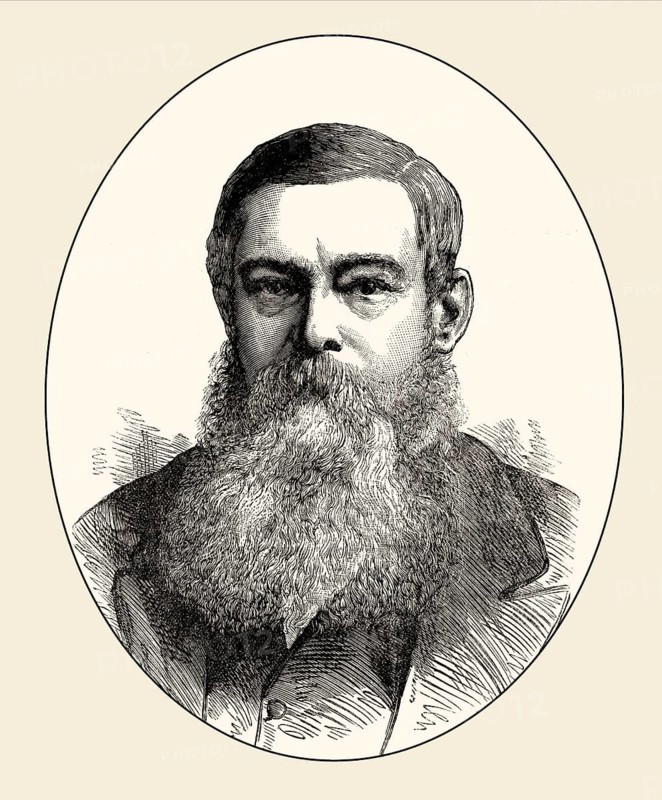 Sir Johannes Henricus Brand, Jan Brand or John Henry Brand, 1823–1888, the fourth state president of the Orange Free State, southern Africa, From British Battles on Land and Sea, by James Grant
