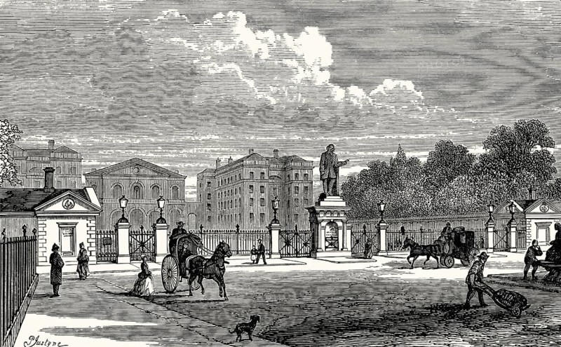 The Foundling Hospital, 19th century, Bloomsbury, London, England, United Kingdom, Europe