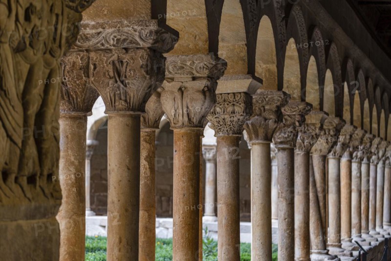 Cloister of Santo Domingo de Silos, Burgos province, Spain, Europe