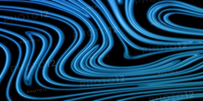 Neon Glow blue lines on a dark background, Glowing background
