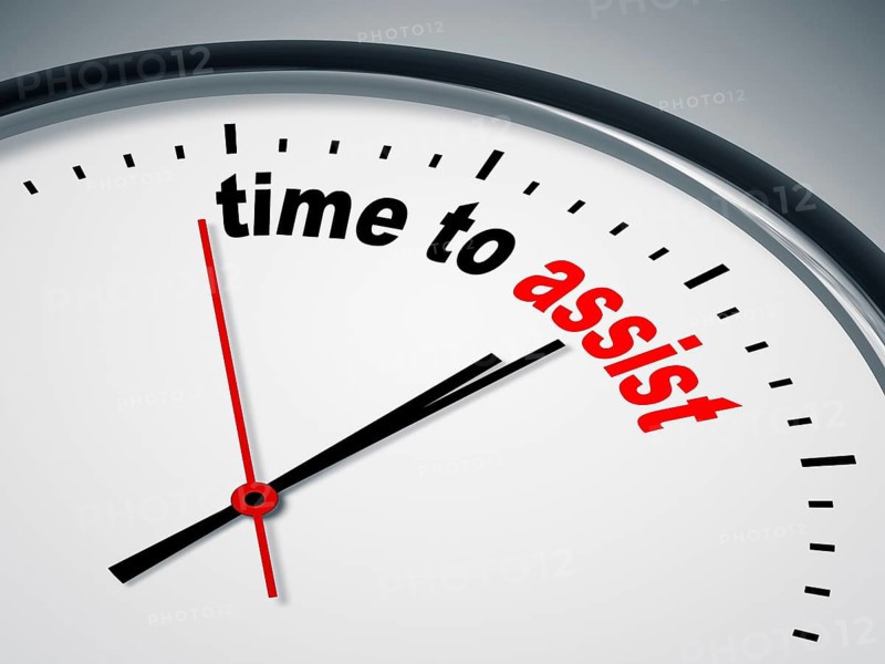 An image of a nice clock with time to assist