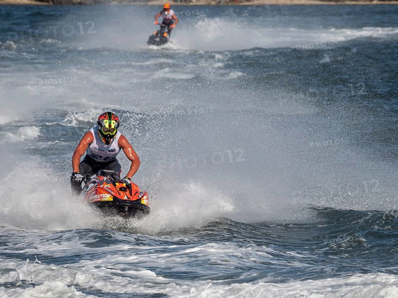Olbia, Italy - September 16 - 20192 Aquabike world Championship gran prix of Italy