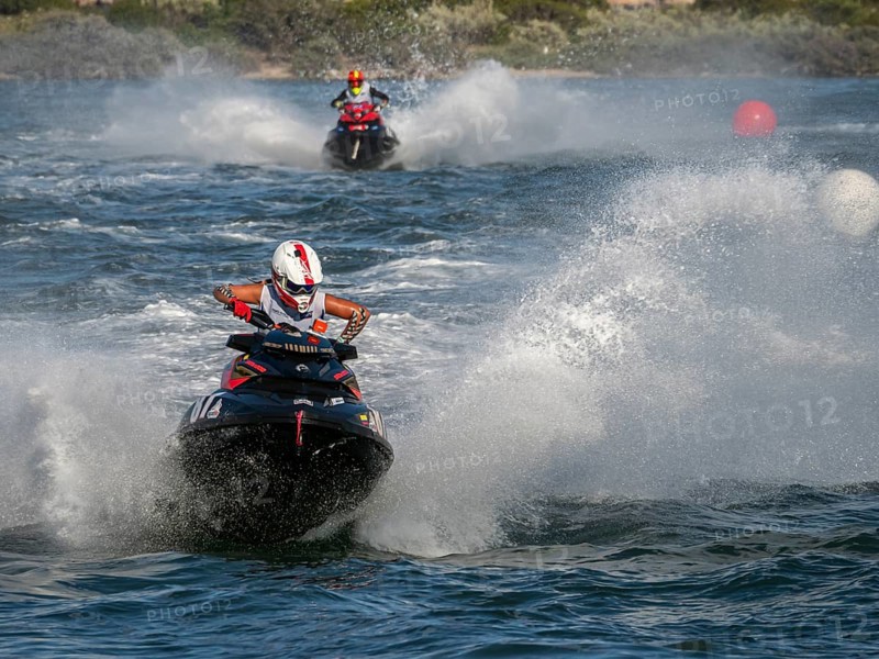 Olbia, Italy - September 16 - 20192 Aquabike world Championship gran prix of Italy