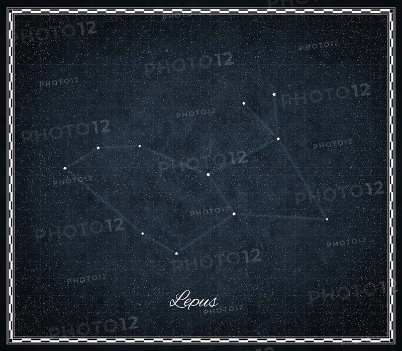 Lepus star constellation, Night sky, Cluster of stars, Deep space, Hare constellation