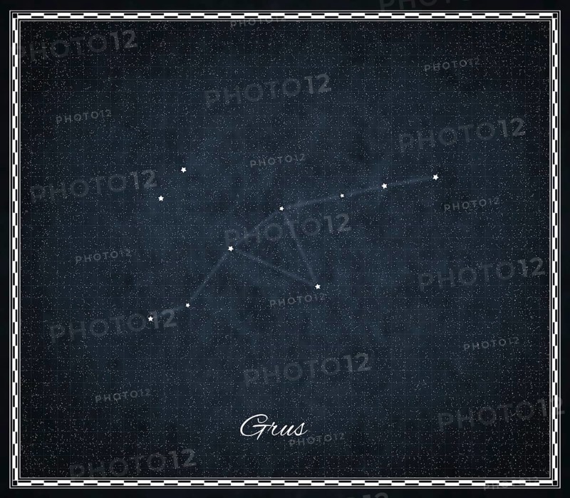 Grus star constellation, Night sky, Cluster of stars, Deep space, Crane constellation