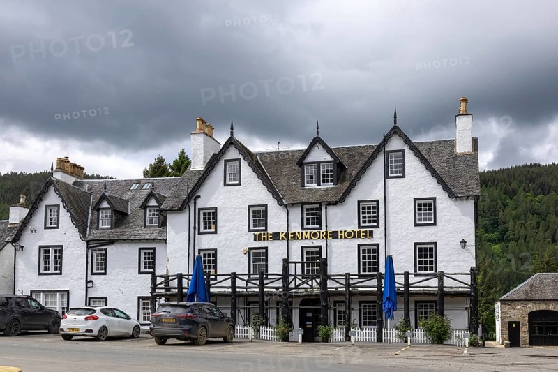 KENMORE PERTHSHIRE, SCOTLAND, UK, MAY 27. View of Kenmore Hotel in Kenmore Scotland on May 27, 2024