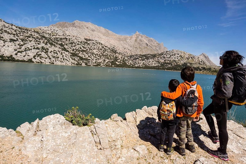 Puig Major, 1445 metros y embalse de Cuber, sierra de Tramuntana, Mallorca, balearic islands, spain