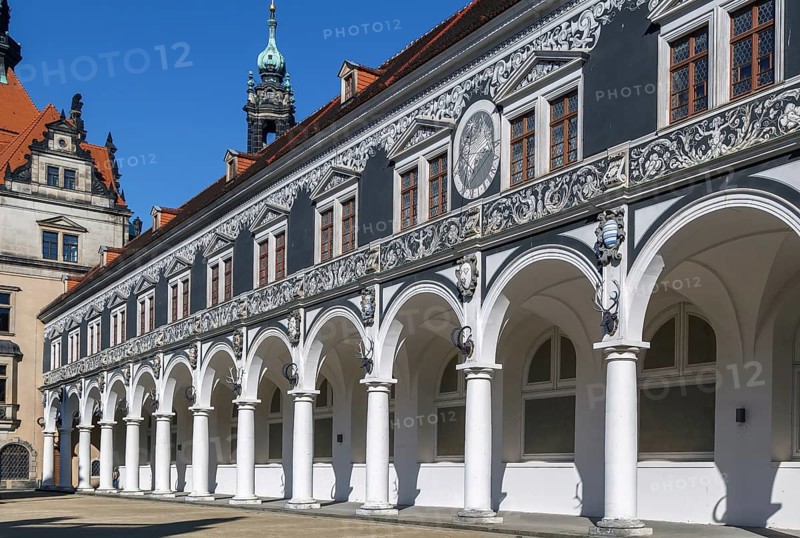 Langer Gang (long corridor) is a long arcaded open structure, Dresden, Germany. It was constructed in 16th century to house horses