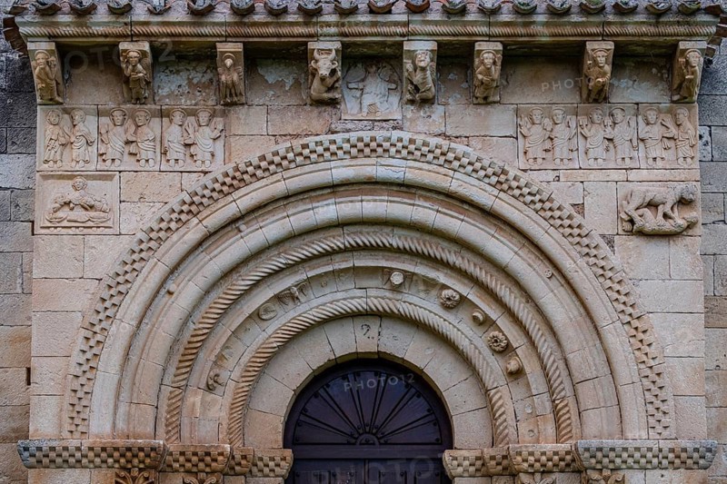 Hermitage of San Pedro de Tejada, Romanesque hermitage, Puente-Arenas, the Merindad de Valdivielso, Burgos, Spain, Europe