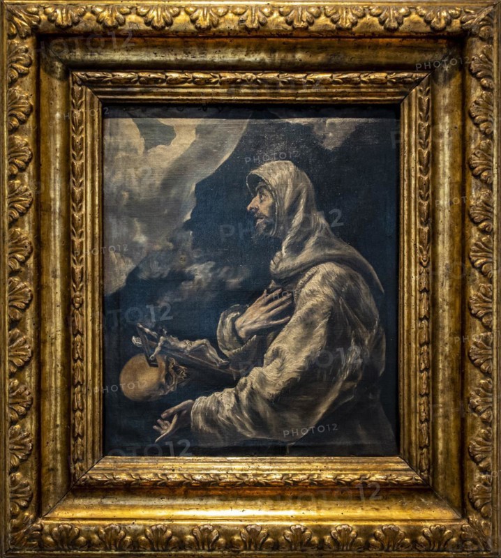 El Greco, San Francisco in ecstasy, 1594-1604, oil on canvas, Museo de Bellas Artes, Bilbao, Spain, Europe