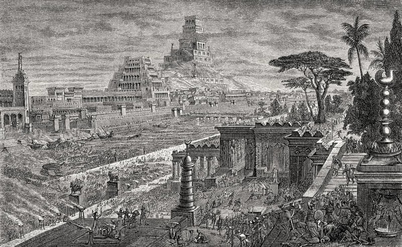 Invasion of Babylon by Cyrus the Great, king of the Persian Achaemenid Empire