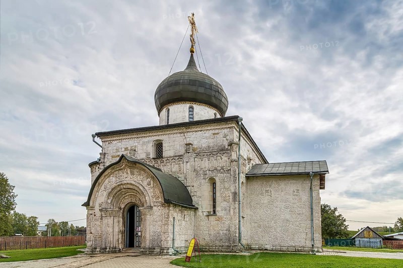 Saint George Cathedral was built between 1230 and 1234 in Yuryev-Polsky