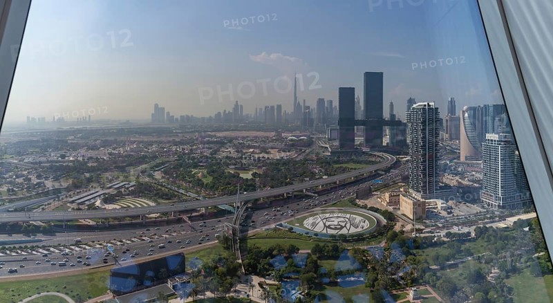 A picture of Dubai as seen from the Dubai Frame