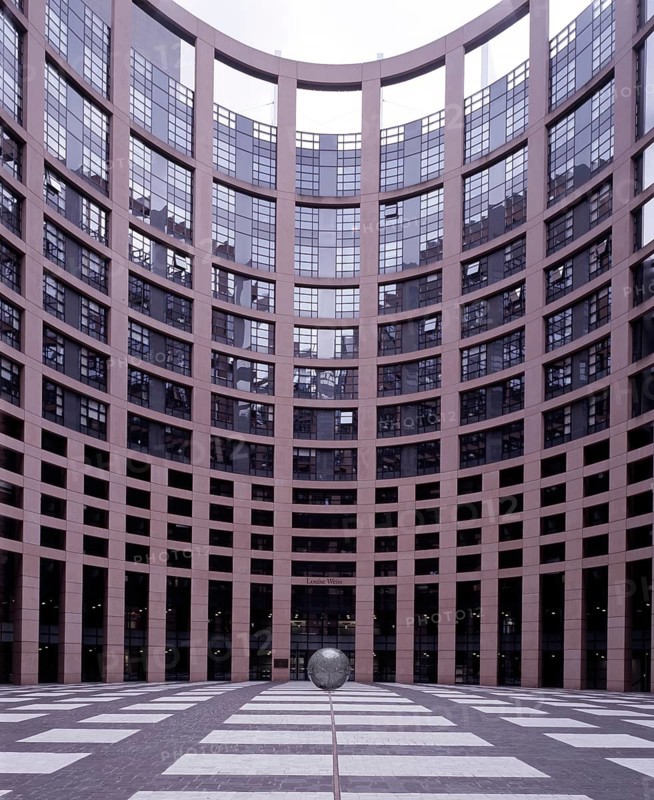 Strasbourg, European Parliament/ inner courtyard