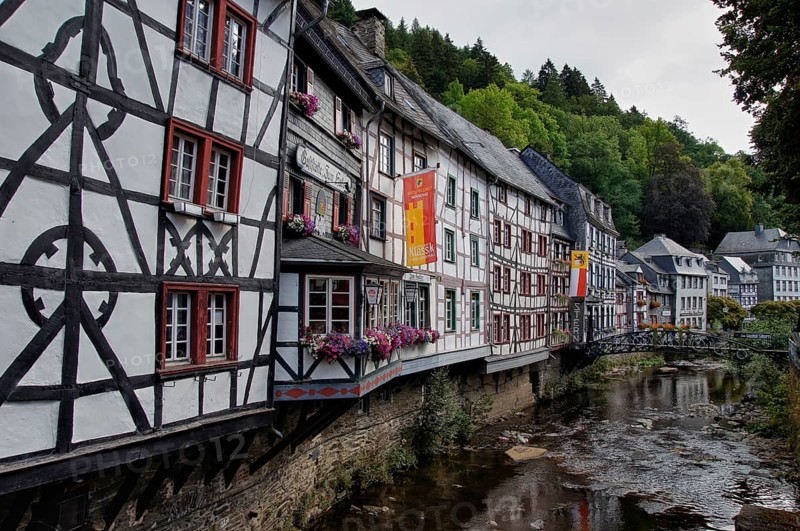 Impressions from Monschau, the climatic spa in the Eifel, Germany, Europe