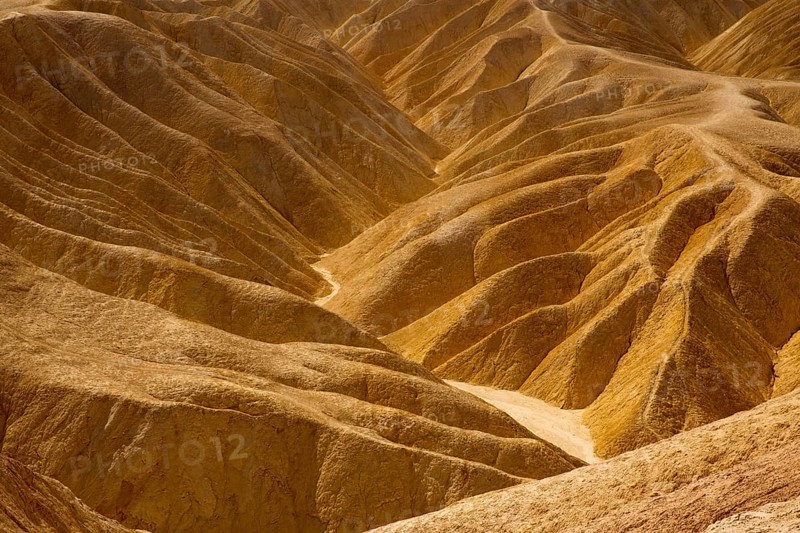 Death Valley National Park California Zabriskie point eroded mudstones