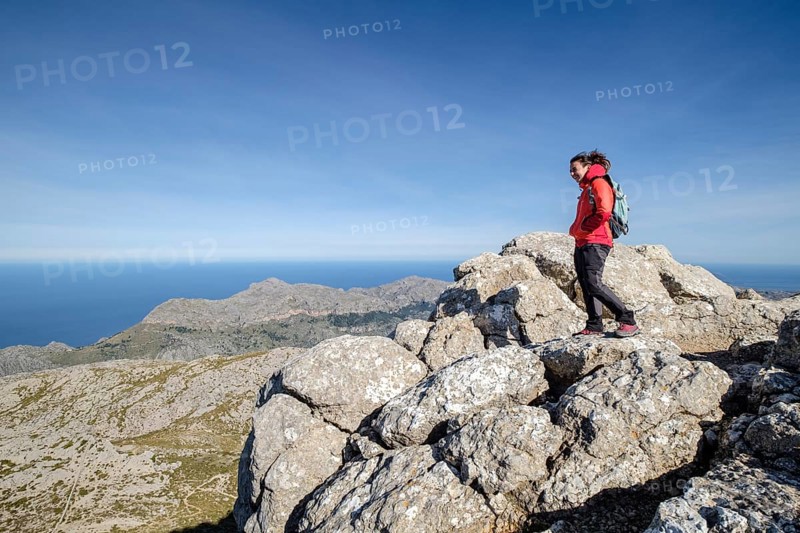 Masanella peak, Sierra de Tramontana, 1364 meters, municipality of Escorca, Mallorca, Balearic Islands, Spain, Europe