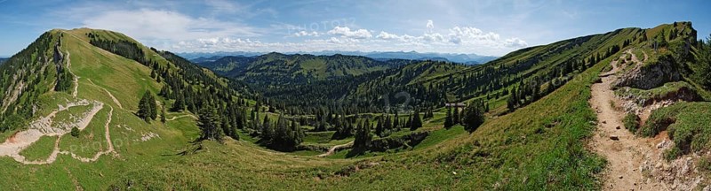 Between Hochgrat and Gelchenwanger Kopf, Nagelfluhkette, Allgäu