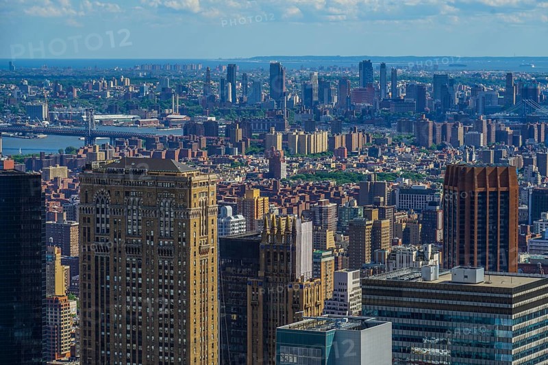 The view from the Rockefeller Center (Top of the Rock). Shooting Location: New York, Manhattan