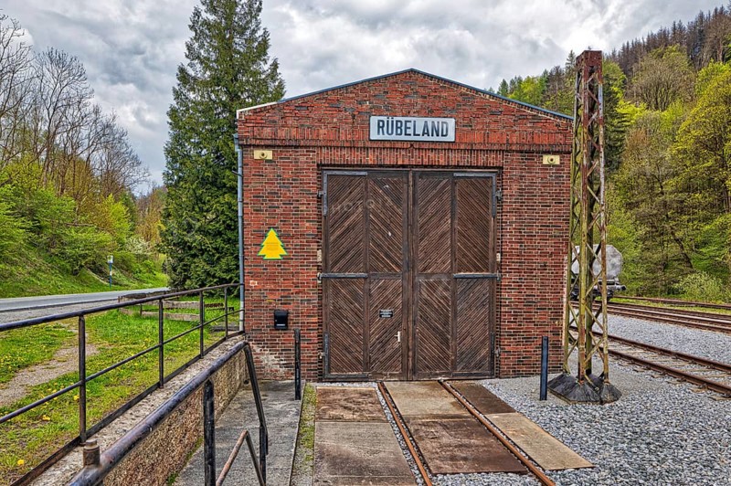 Engine shed Rübeland Harz Rübeland railway