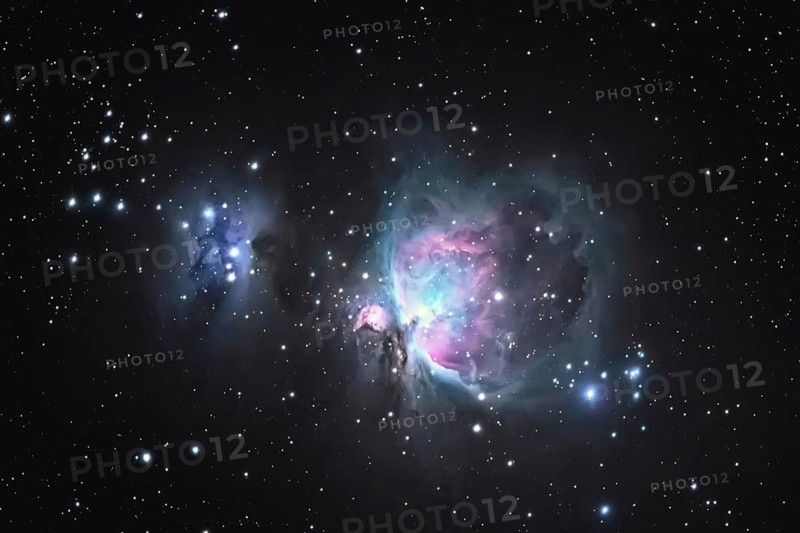 Great Orion Nebula M42, in the constellation of Orion, Milky Way