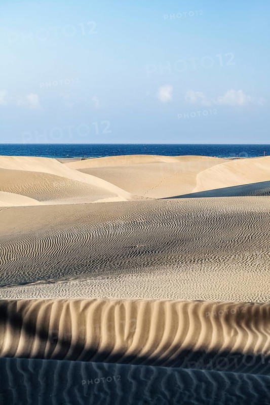 Maspalomas Dunes, Gran Canaria, Canary Islands, Spain photographed at sunset, Spain, Europe