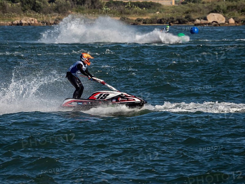 Olbia, Italy - September 16 - 20192 Aquabike world Championship gran prix of Italy