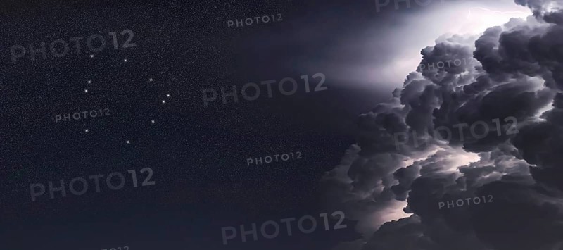Ophiuchus star constellation, Night sky, Cluster of stars, Deep space, Serpentarius, Serpent bearer Storm clouds