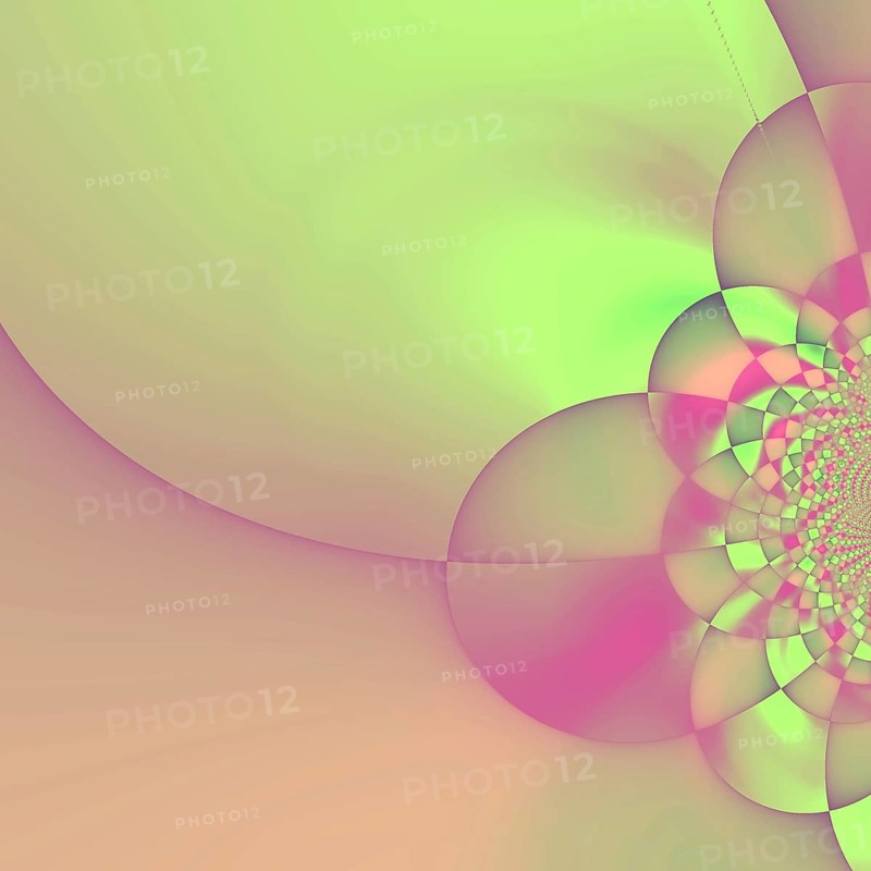 An illustration of an abstract fractal graphic